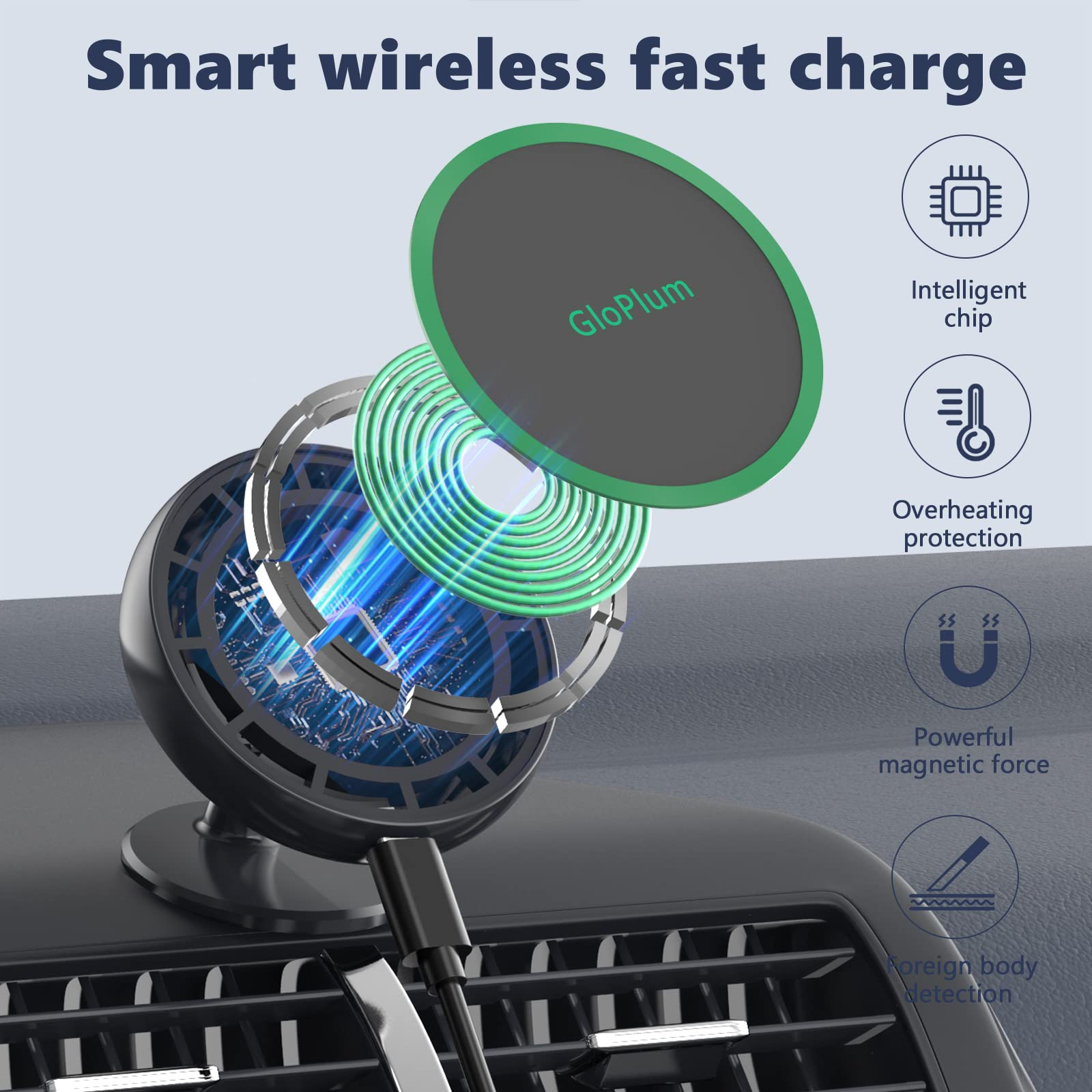 Wireless charger construction