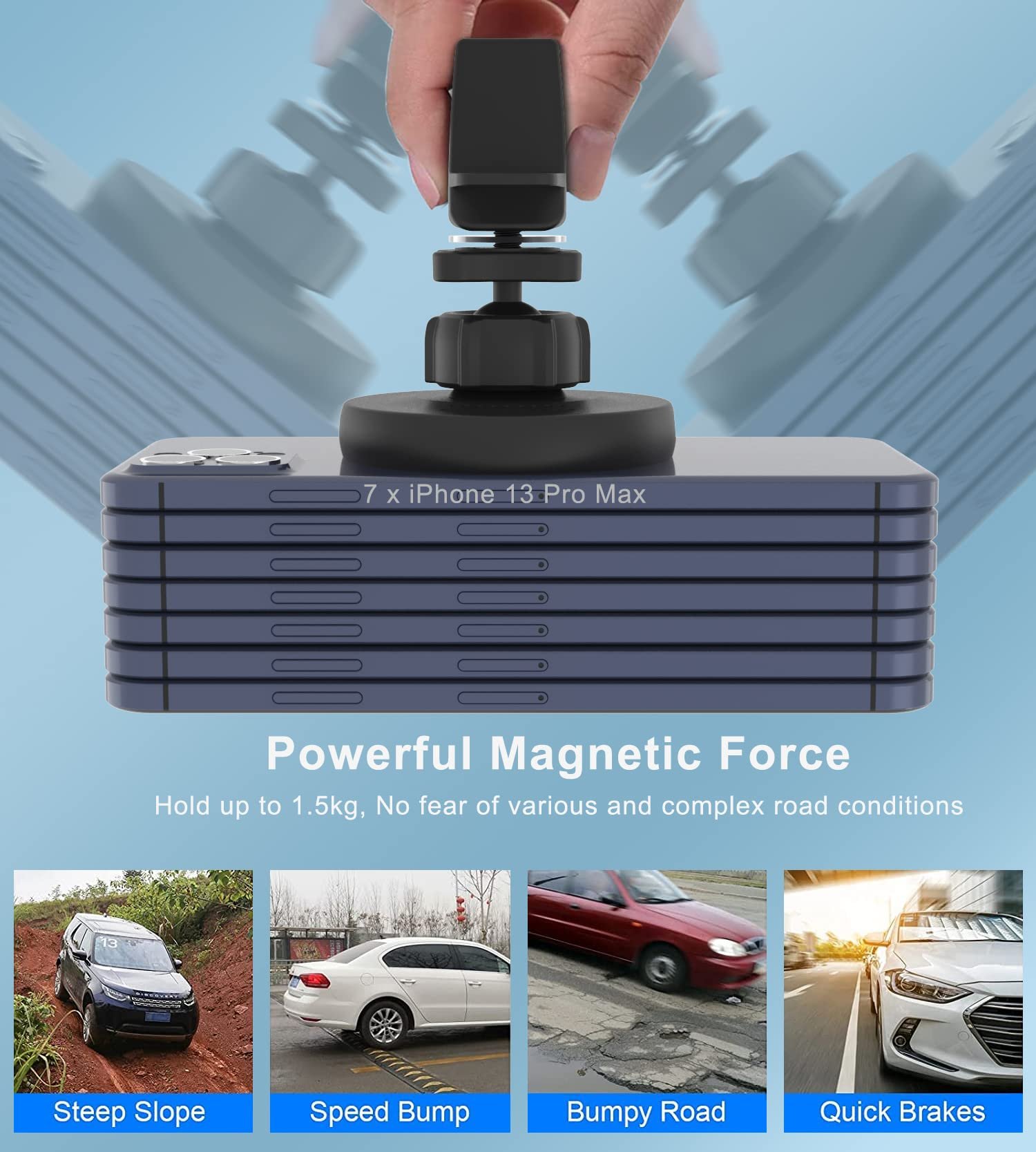 Magnetic hold demonstration